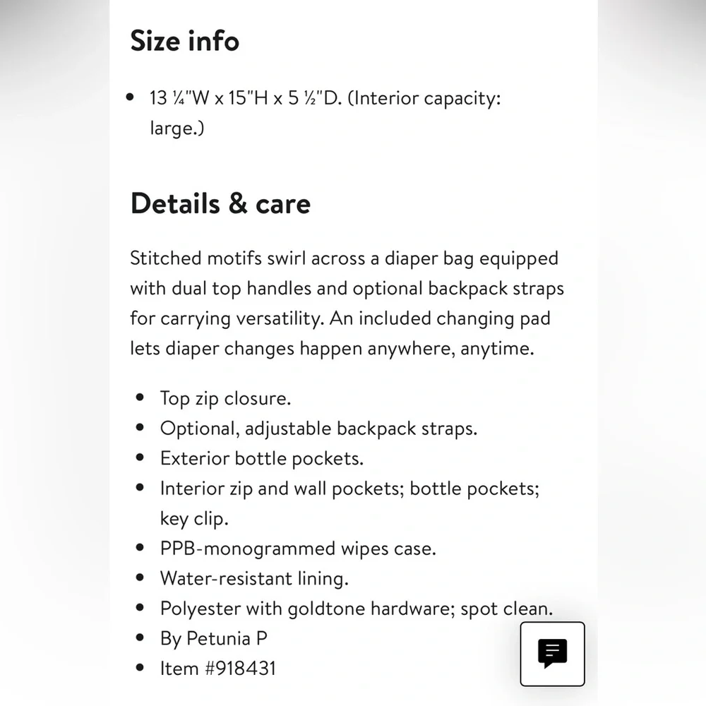 Petunia Pickle Bottom 'Embossed Sashay' Diaper Bag - Picture 14 of 14